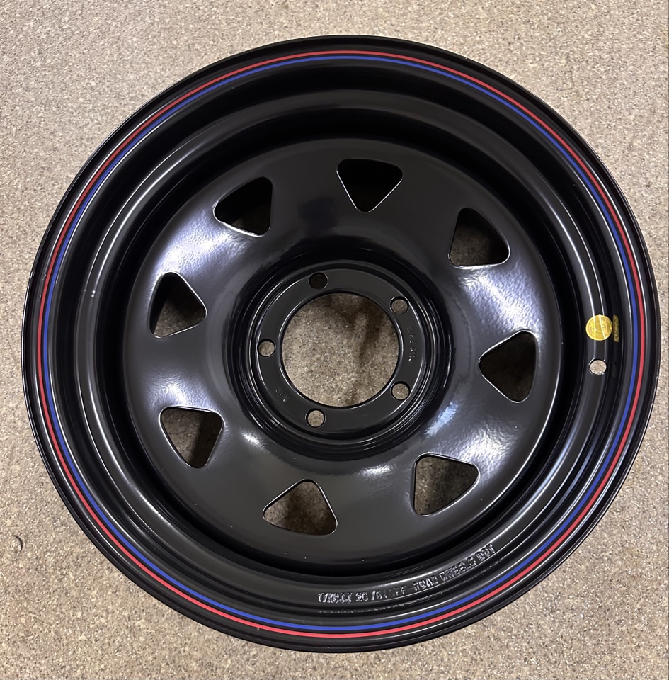 OFF-ROAD Wheels Диск усиленный УАЗ стальной черный 5x139,7 8xR17 d110 ET-19 (треугольник мелкий) (уценка)