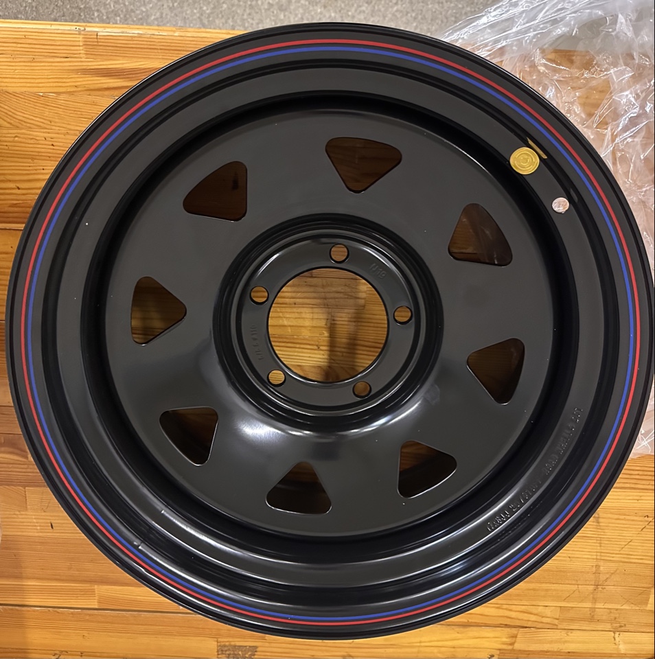 OFF-ROAD Wheels Диск усиленный УАЗ стальной черный 5x139,7 8xR17 d110 ET-19 (треугольник мелкий) (уценка)