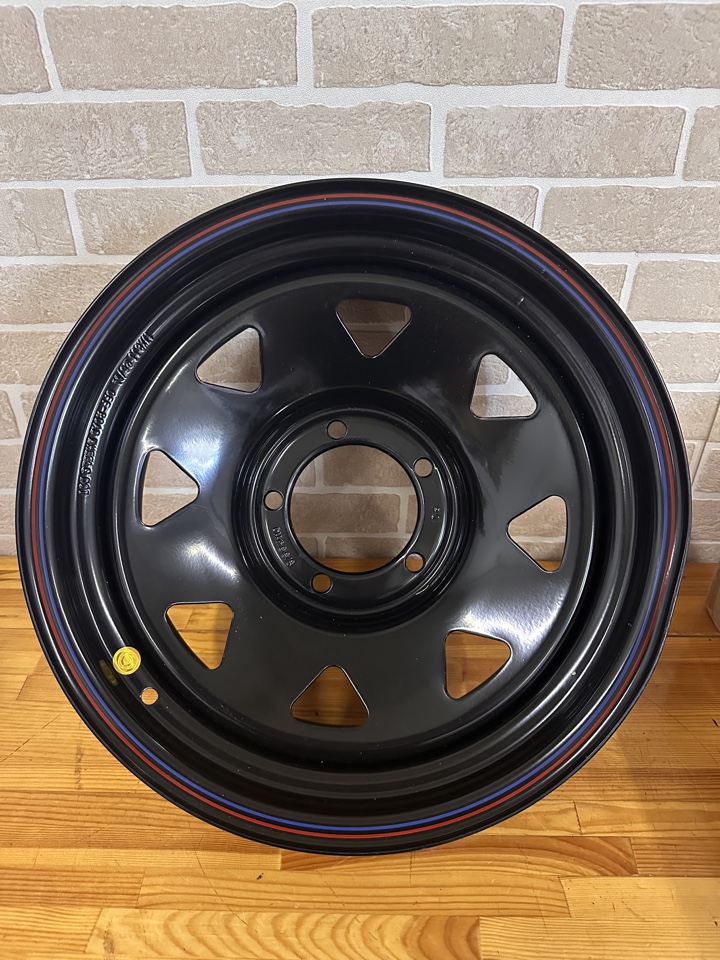 OFF-ROAD Wheels Диск усиленный УАЗ стальной черный 5x139,7 8xR17 d110 ET0 (треуг. мелкий) (уценка)