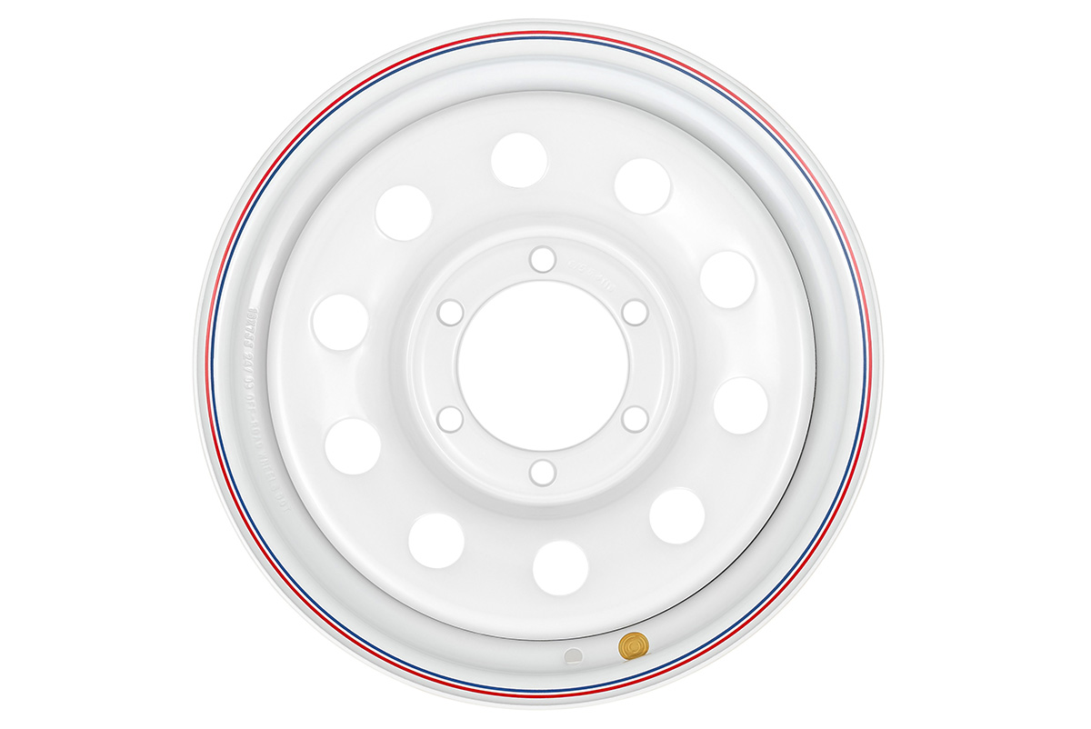 OFF-ROAD Wheels Диск усиленный стальной белый 6x139,7 7xR16 d110 ET+30