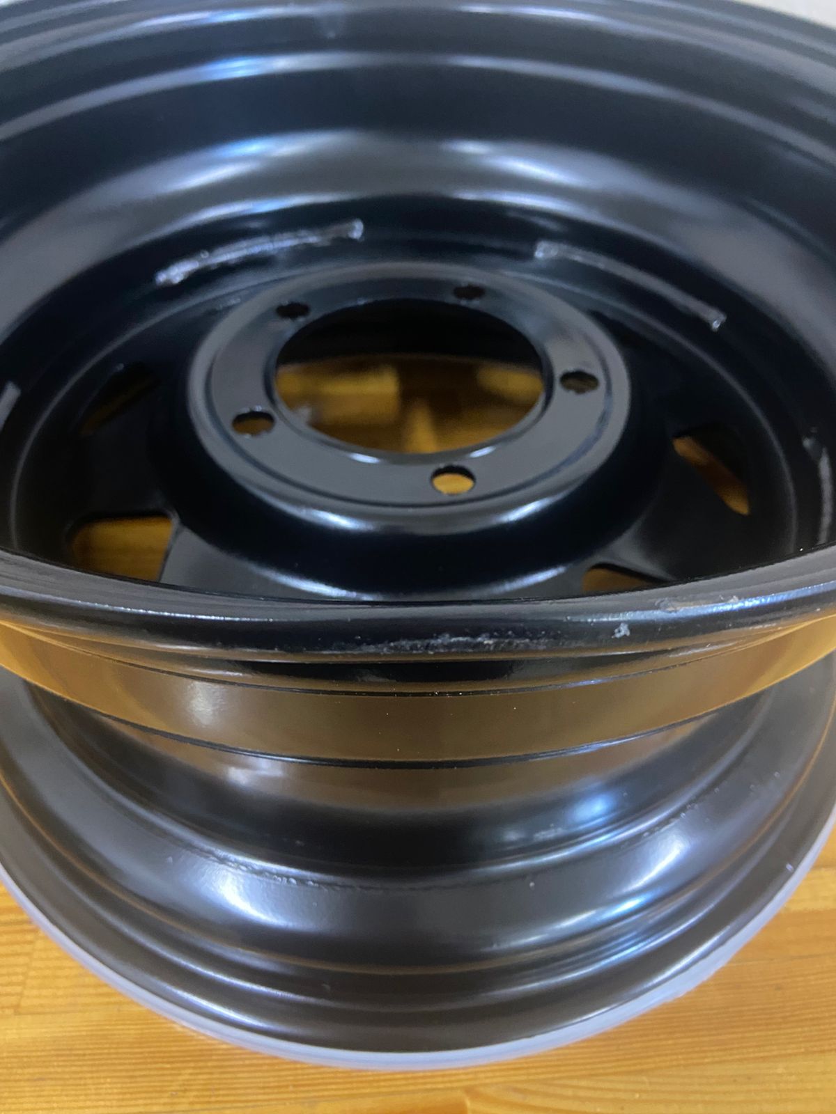 OFF-ROAD Wheels Диск усиленный УАЗ стальной черный 5x139,7 8xR16 d110 ET-19 (треугольник мелкий) (уценка)