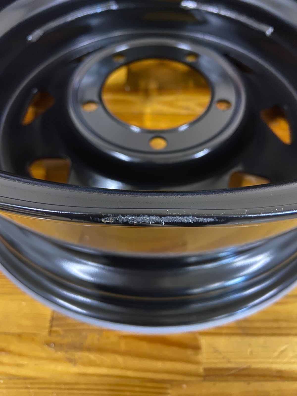 OFF-ROAD Wheels Диск усиленный УАЗ стальной черный 5x139,7 7xR16 d110 ET+30 (треуг. мелкий) (уценка)