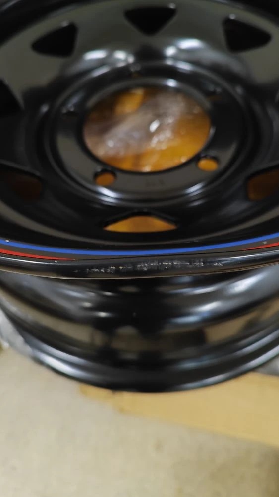 OFF-ROAD Wheels Диск усиленный УАЗ стальной черный 5x139,7 7xR15 d110 ET-19 (треуг.) (уценка)