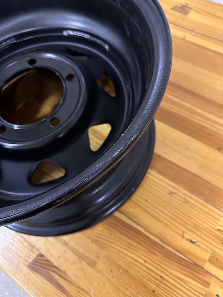 OFF-ROAD Wheels Диск усиленный УАЗ стальной черный 5x139,7 8xR15 d110 ET-25 (треугольник мелкий) (уценка)