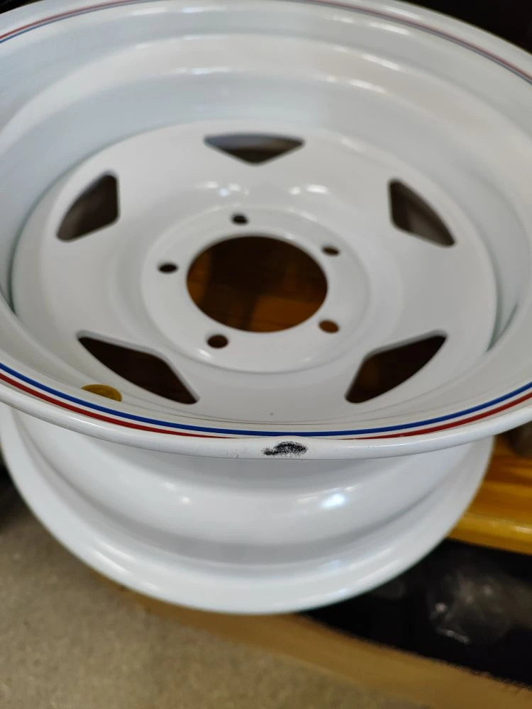 OFF-ROAD Wheels Диск усиленный УАЗ стальной белый 5x139,7 8xR16 d110 ET-25 (треуг.) (уценка)