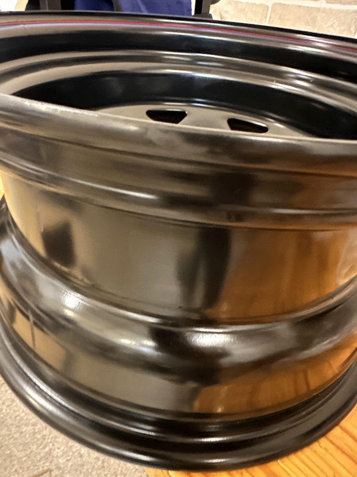 OFF-ROAD Wheels Диск усиленный Тойота Ниссан стальной черный 6x139,7 8xR15 d110 ET-19 (треуг. мелкий) (уценка)