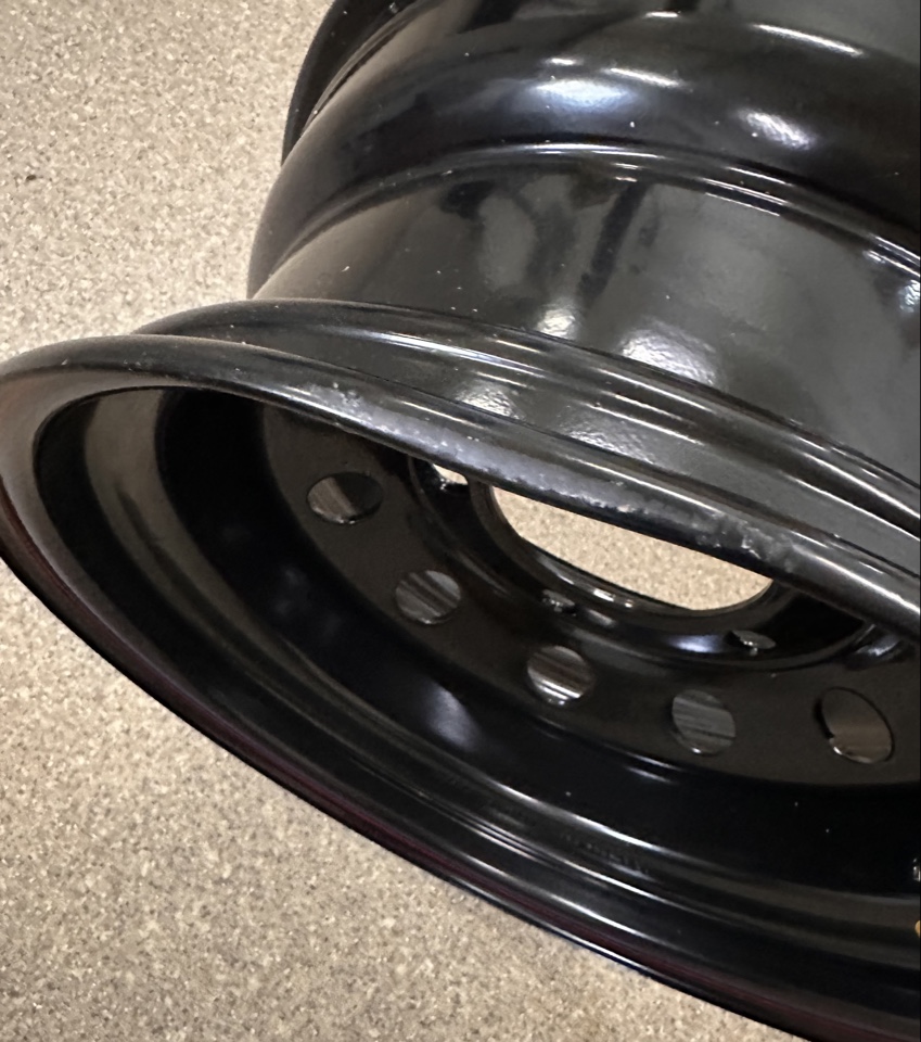 OFF-ROAD Wheels Диск усиленный Ленд Ровер стальной черный 5x165.1 8xR16 d125 ET-24 (уценка)