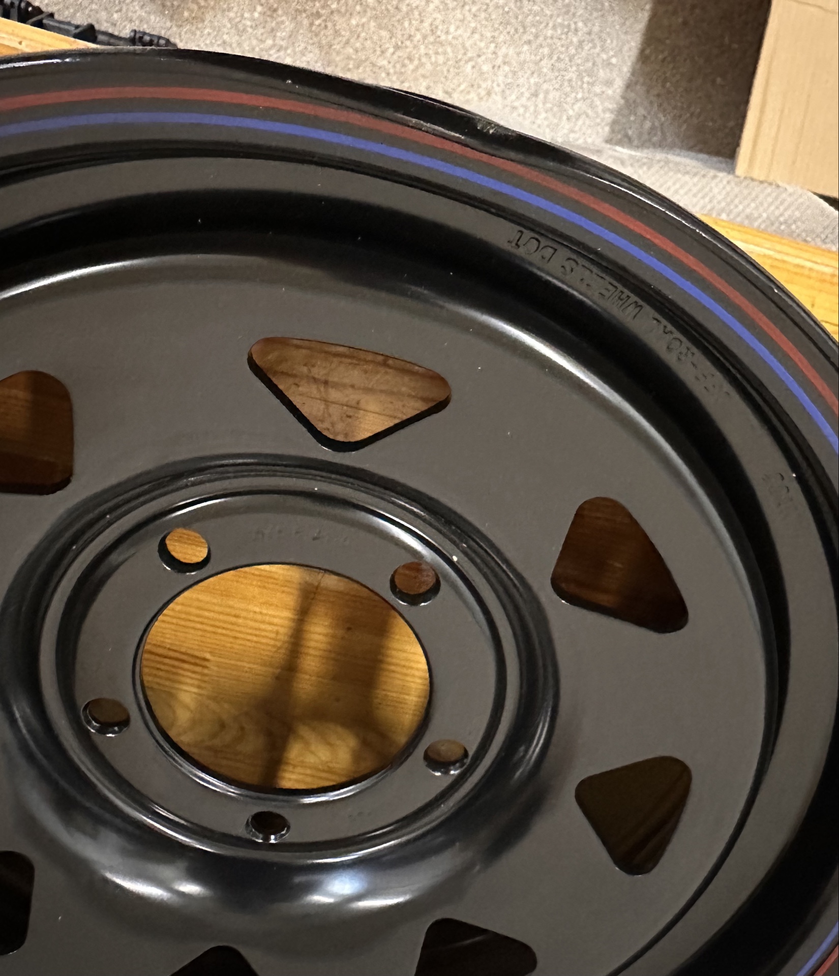 OFF-ROAD Wheels Диск усиленный УАЗ стальной черный 5x139,7 7xR16 d110 ET+25 (треуг. мелк.) (уценка)