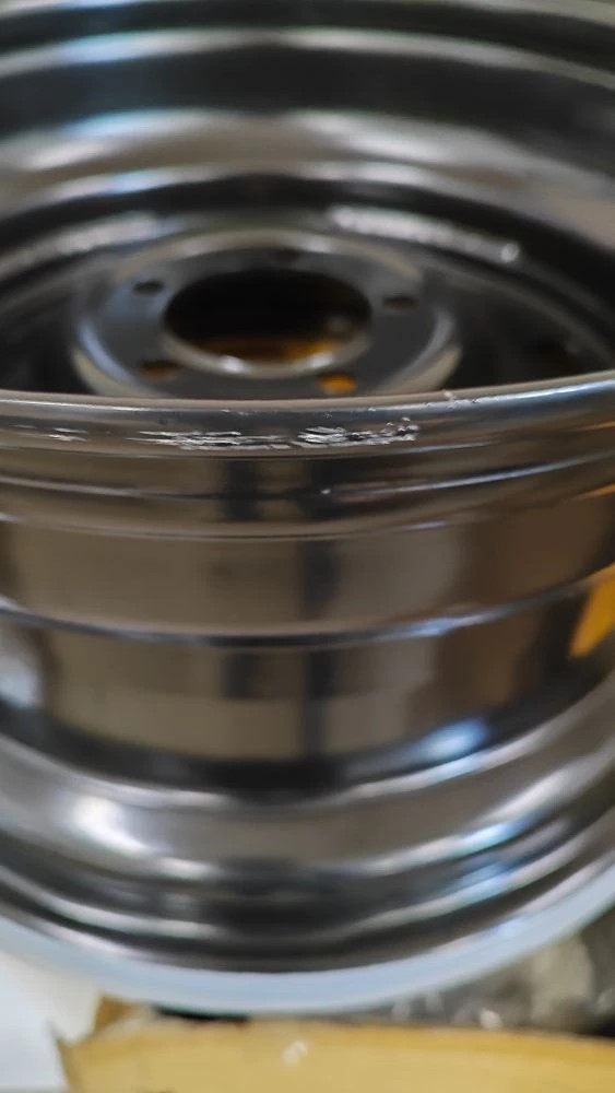 OFF-ROAD Wheels Диск усиленный JEEP стальной черный 5х114,3 8xR16 d84 ET-19 (треугольник мелкий) (уценка)