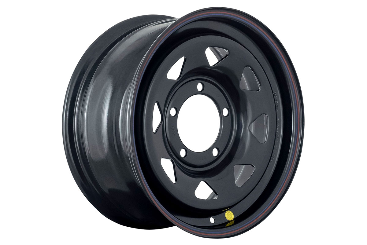 OFF-ROAD Wheels Диск усиленный УАЗ стальной черный 5x139,7 8xR16 d110 ET+25 (треуг. мелкий)