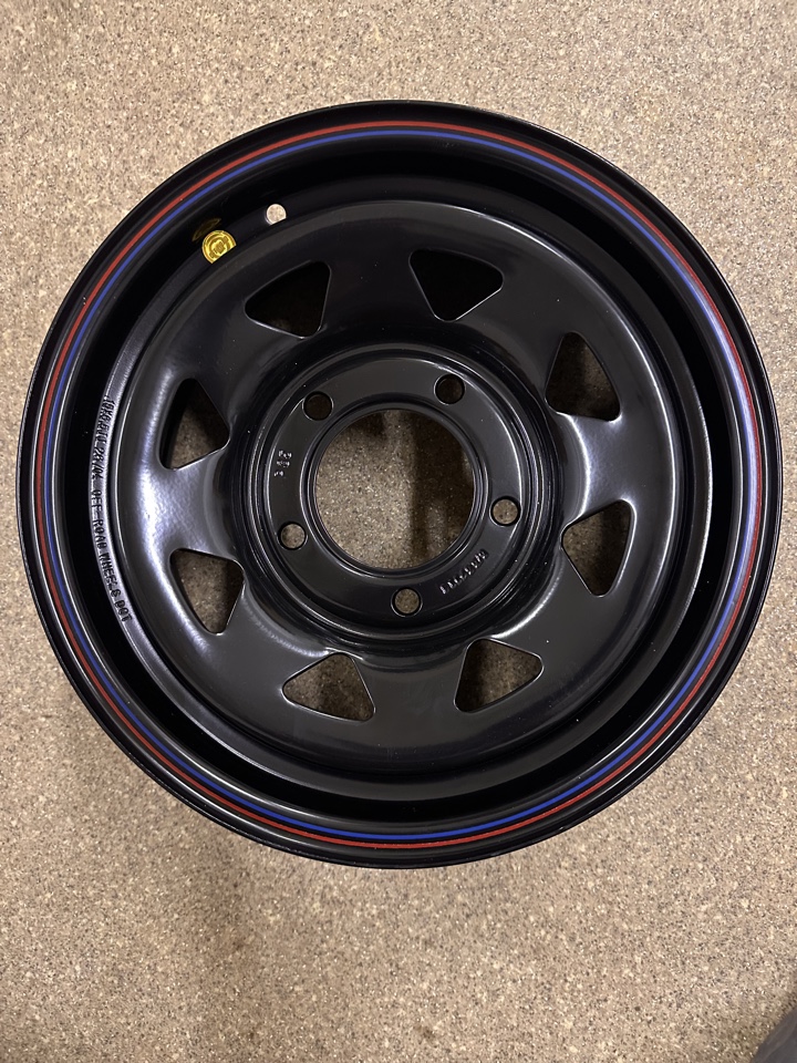 OFF-ROAD Wheels Диск усиленный для ВАЗ НИВА стальной черный 5x139,7 6,5xR15 d98,5 ET+35 (треуг.) (уценка)