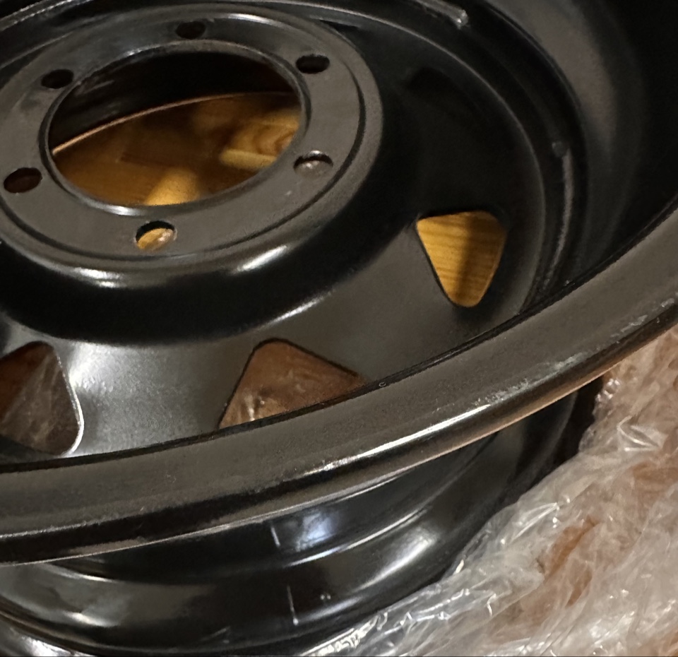 OFF-ROAD Wheels Диск усиленный стальной черный 6x139,7 8xR16 d110 ET-25 (треугольник мелкий) (уценка)