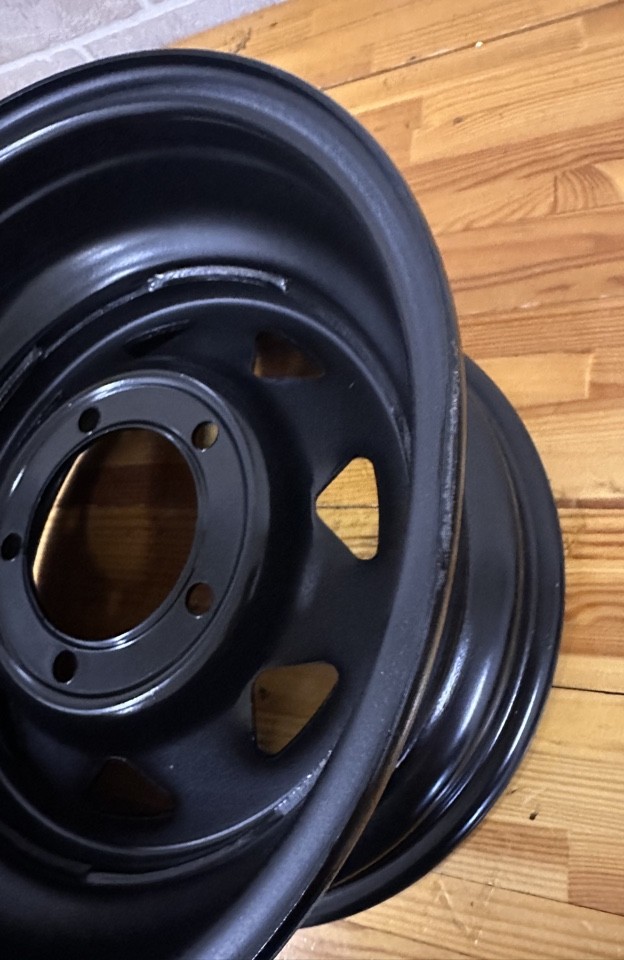 OFF-ROAD Wheels Диск усиленный УАЗ стальной черный 5x139,7 8xR15 d110 ET-25 (треугольник мелкий) (уценка)